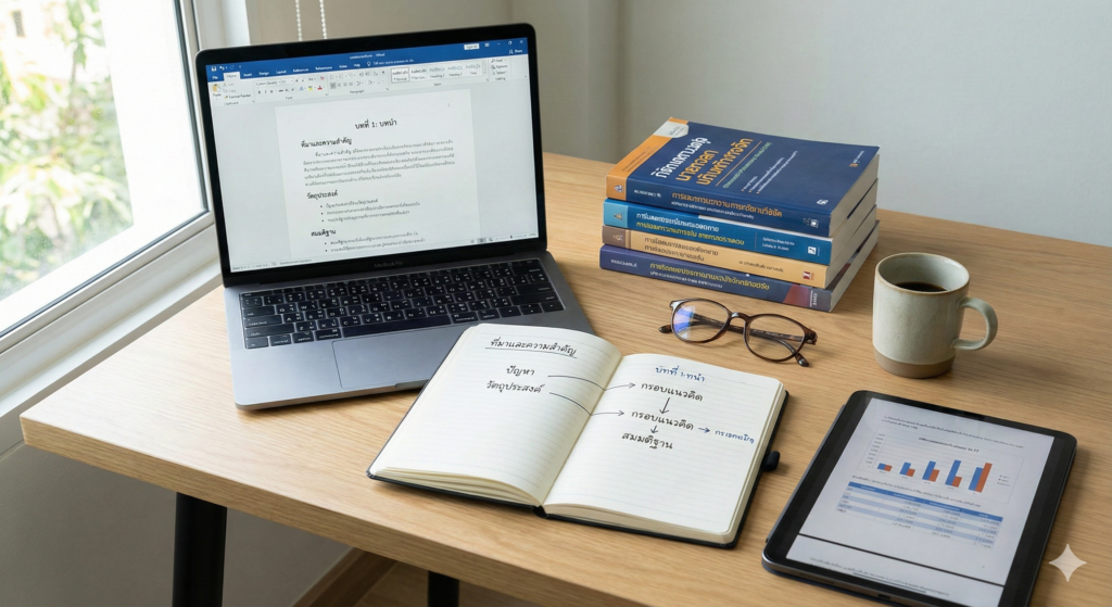 การเขียนงานวิจัยบทที่ 1_รับทำวิจัยด่วน