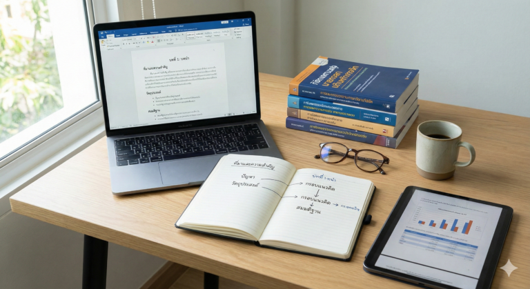 การเขียนงานวิจัยบทที่ 1_รับทำวิจัยด่วน