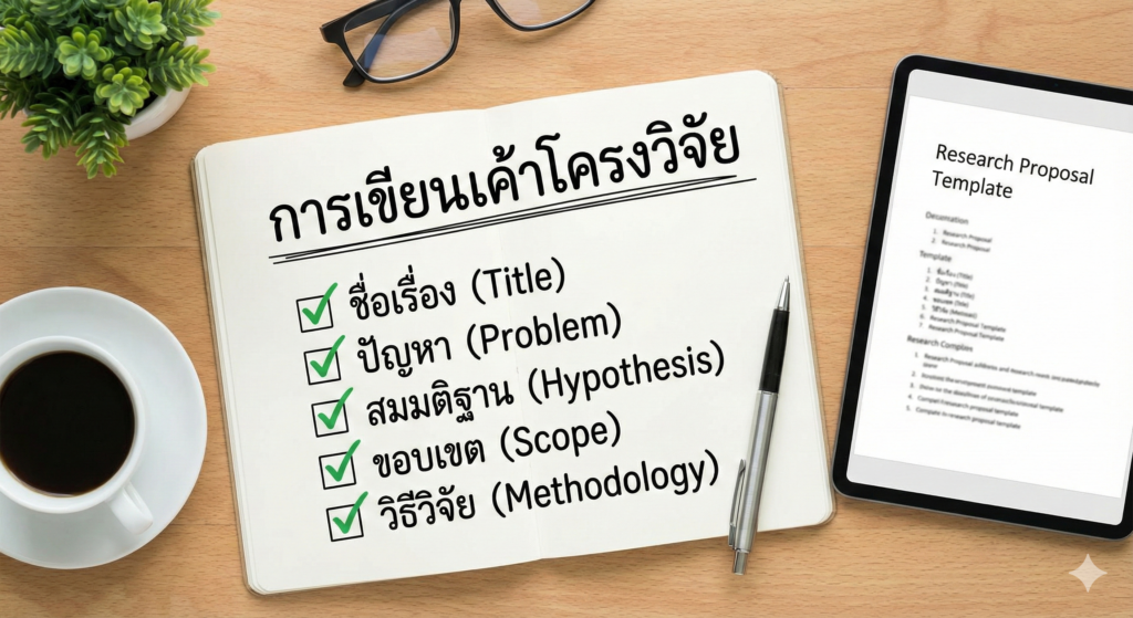 การเขียนเค้าโครงวิจัย_รับทำวิจัยด่วน